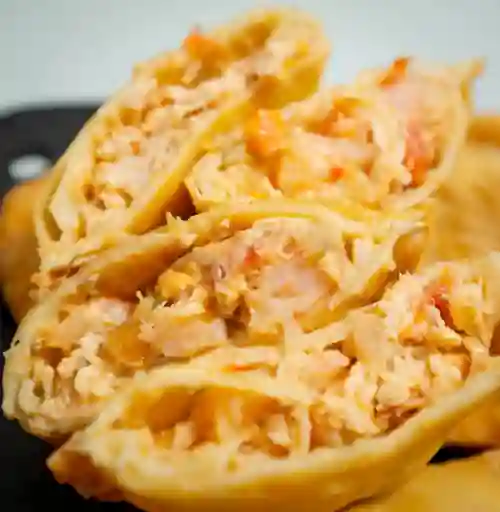 Pastel de Pollo con Camarones