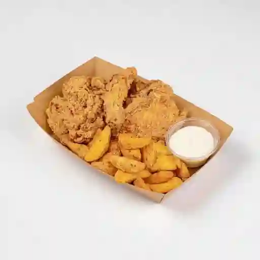 ½ Pollo Broaster