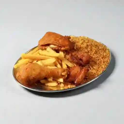 Arroz Chino con ¼ Pollo