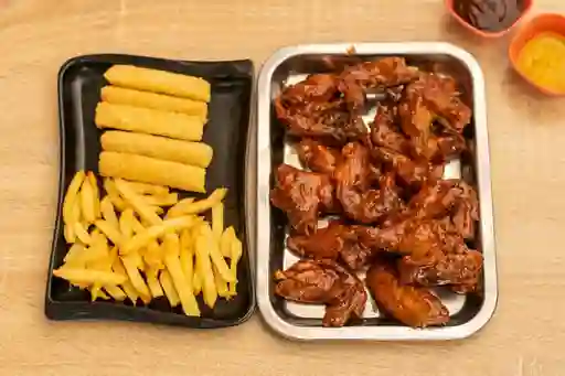 Alitas Bbq O Miel Mostaza