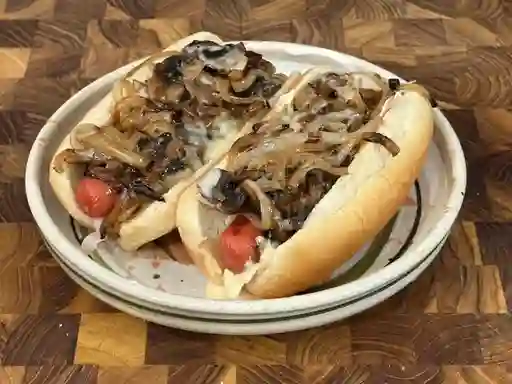 Perro Caliente Pollo Champiñón