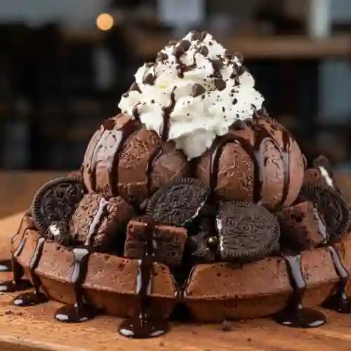 Waffle de Chocolate