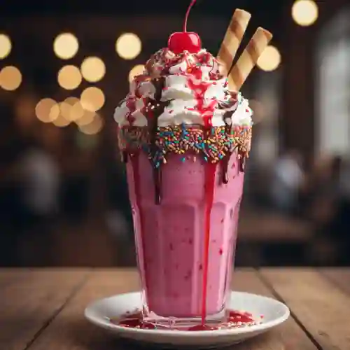 Malteada Frutos Rojos