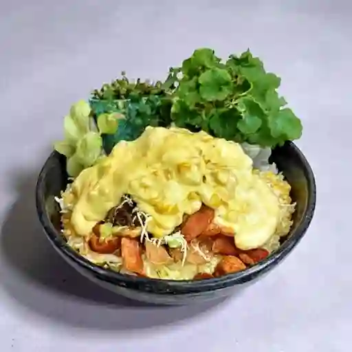 Salchipapa con Pollo