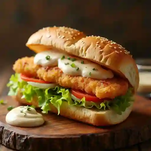 Sandwich de Pollo Apanado