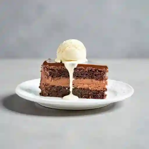 Brownie con Helado