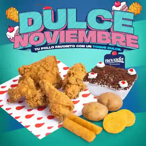 Combo Dulce Noviembre: 4 Presas + Torta Tres Leches