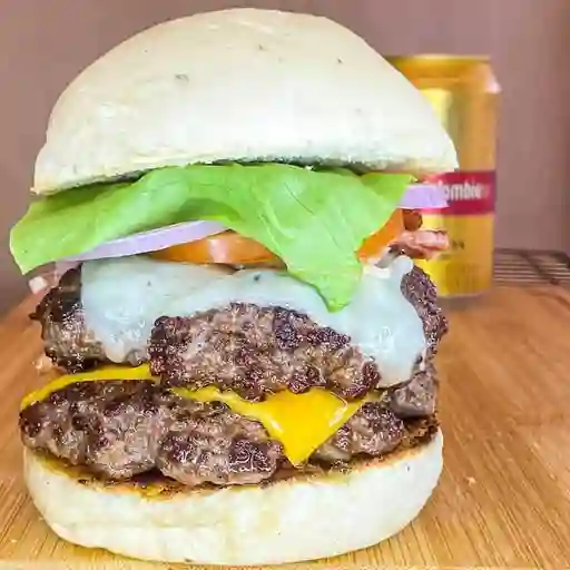 Hamburguesa DOBLE 200 GR