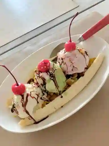 Banana Split Tres Sabores