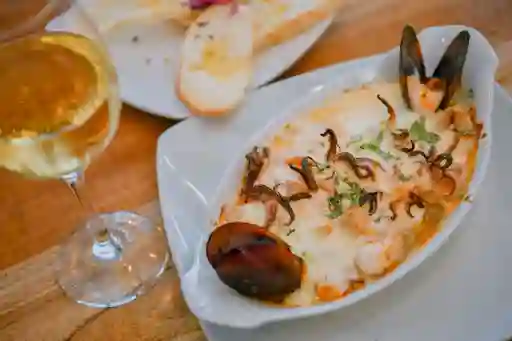 Gratinado de mariscos
