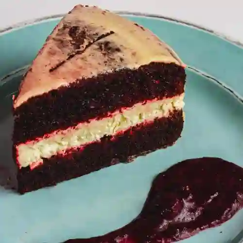 Porción de Torta Red Velvet
