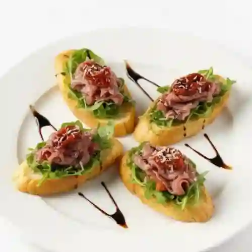 Bruschetta Di Manzo (Lomo Fino)