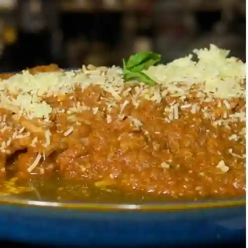 Pasta En  Salsa Bolognesa