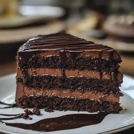 Porcion de torta de Chocolate