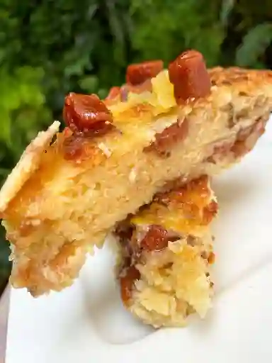 Porcion de torta de Almojabana