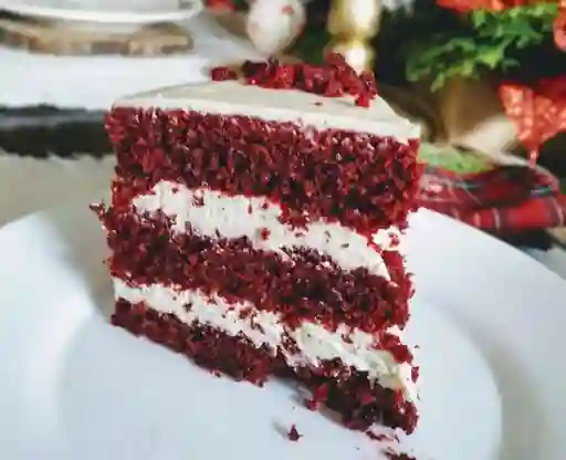 Porcion de torta de Red Velvet