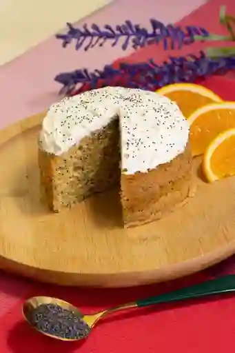 Porcion de torta de Amapola
