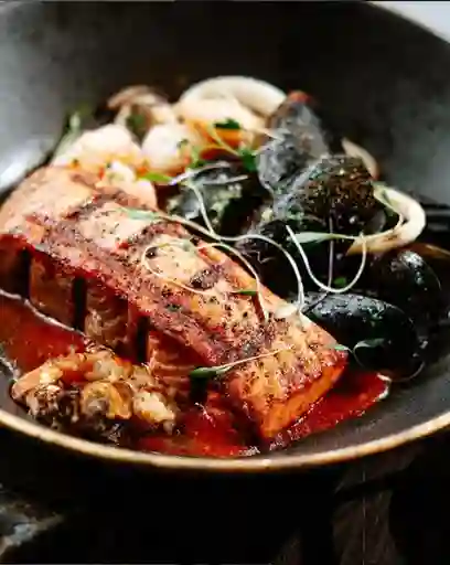 Salmón mediterráneo grill