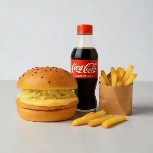 Hamburguesa Cordon Bleu en Combo