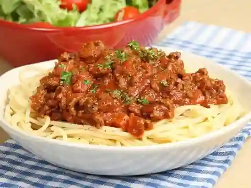 Espagueti Boloñesa