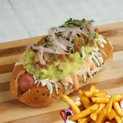 Perro caliente mexicano