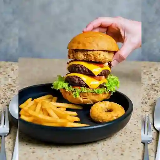 Hamburguesa Fried chesse