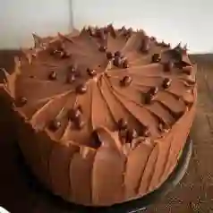 Torta de Chocolate Cubierta en Ganach