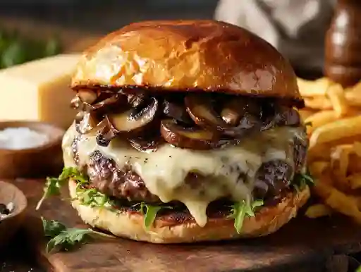 Hamburguesa Pollo Champinones