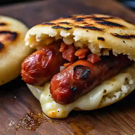 Arepa con Chorizo