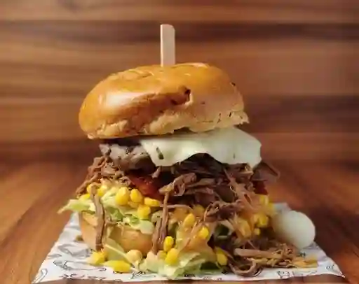 Burger Fundida de Queso Picada