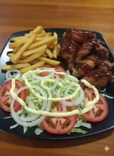 Alitas a la Bbq