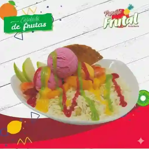 Ensalada con 1 Helado Mediana 24 oz