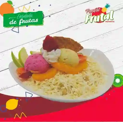 Ensalada con 2 Helados Mediana 24 oz
