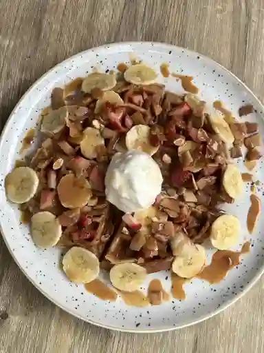 Waffle Fresa Arándanos