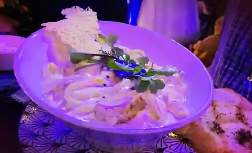 Pasta a los 4 Quesos con Pollo