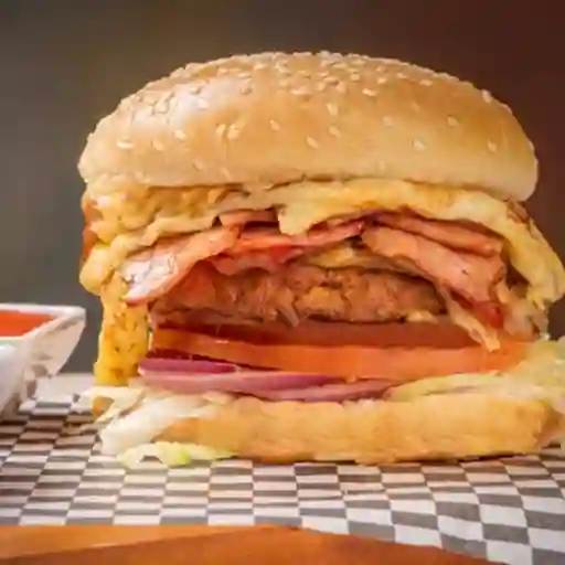 Hamburguesa de la casa