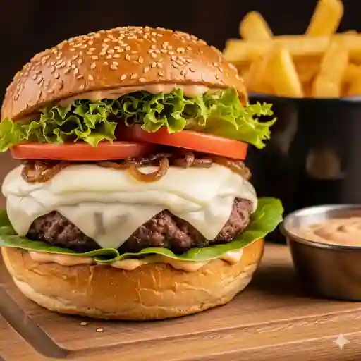 Hamburguesa Clasica de Res
