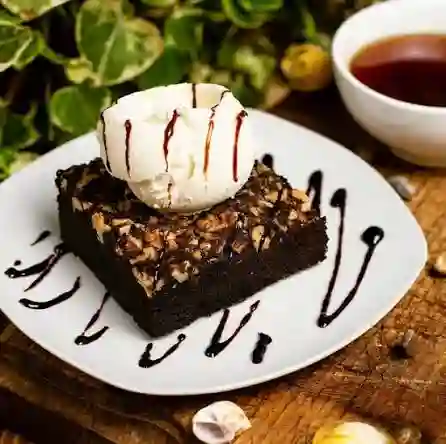 Brownie con Helado