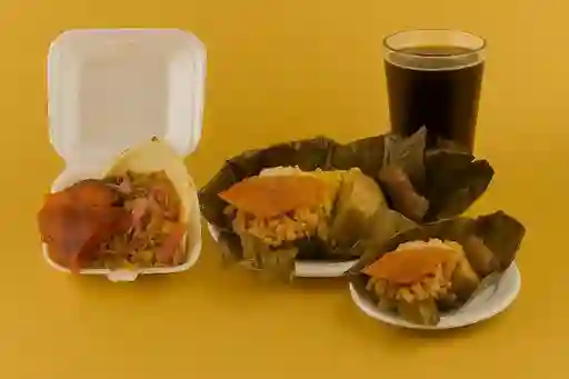 Combo Lechona y Tamachon