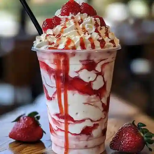 Fresas con crema