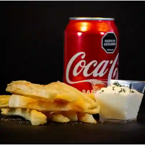 Astillas de Yuca + Bebida
