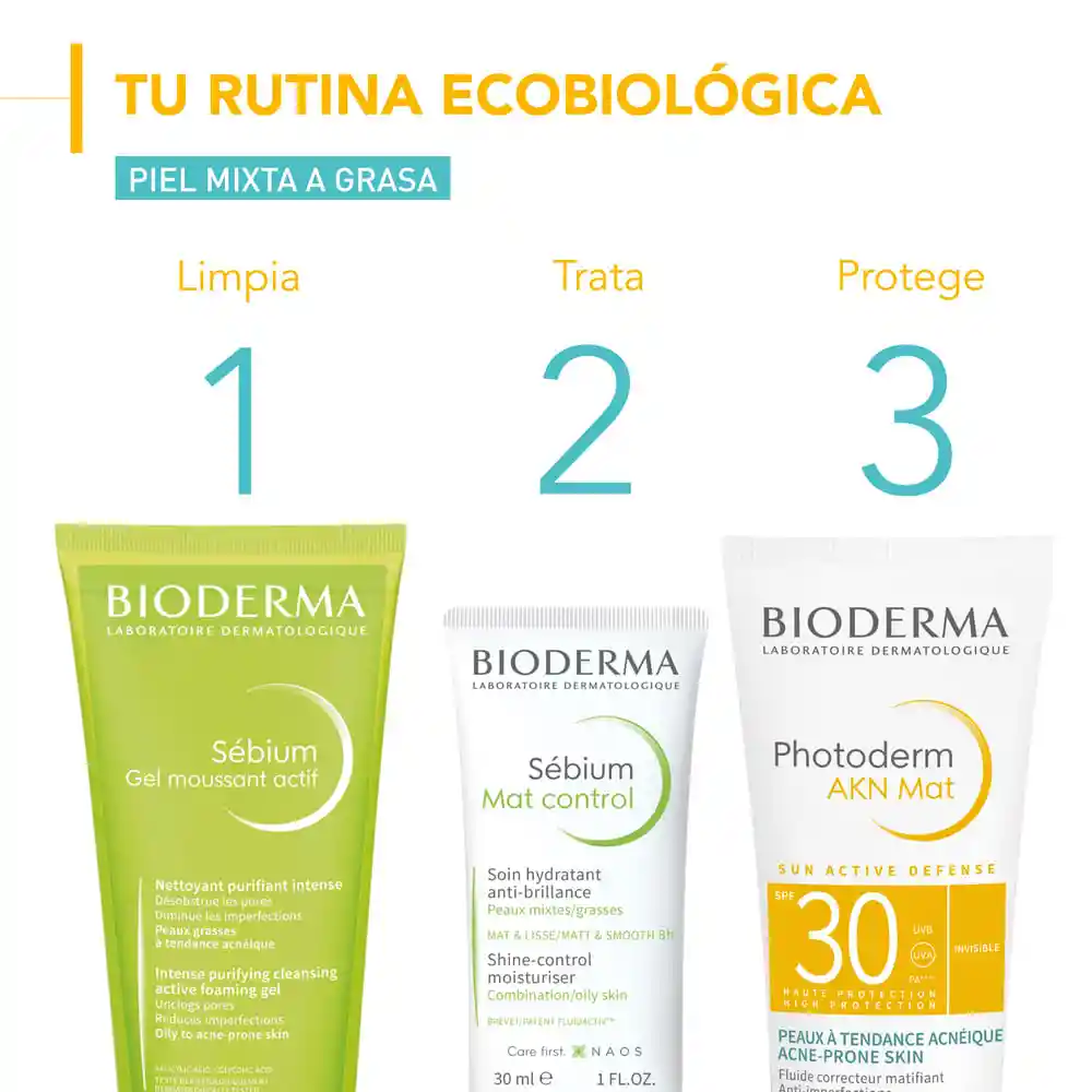 Bioderma-Photoderm Akn Mat Fluido Correctivo Matificante Spf30