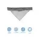 Bandana Reflectante Serie Silver Gray Plateada Miniso