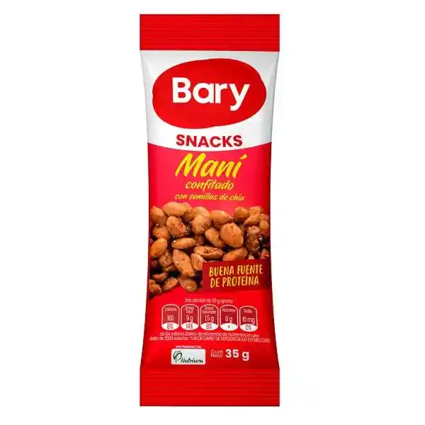 Bary Maní Confitado Semillas Chía