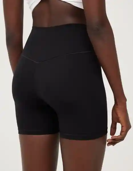 Leggings Aerie Negro Talla: LARGE 6013073 American Eagle