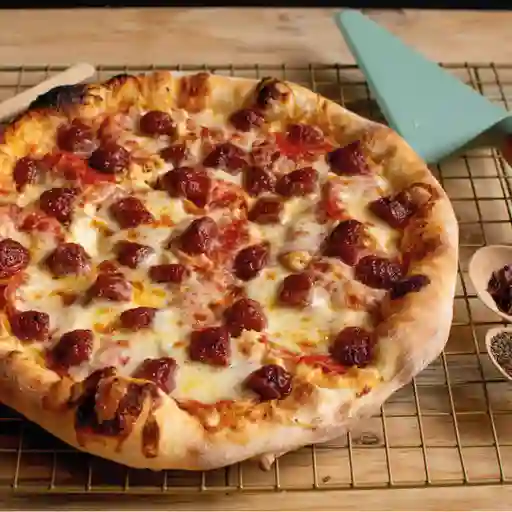 Pizza personal dulce y salado