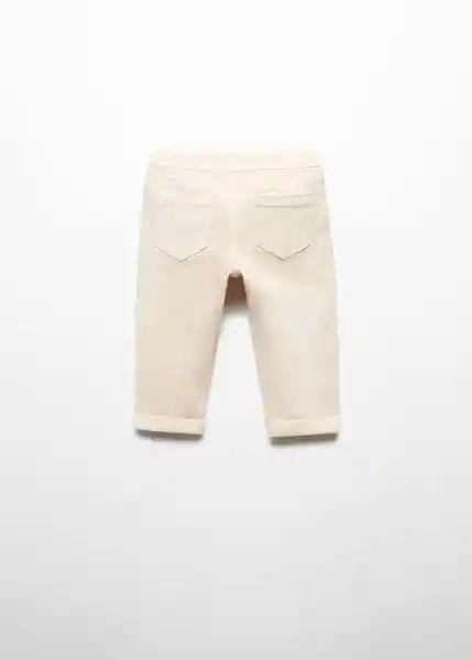 Pantalón Mauro Niños Piedra Talla 70 Mango