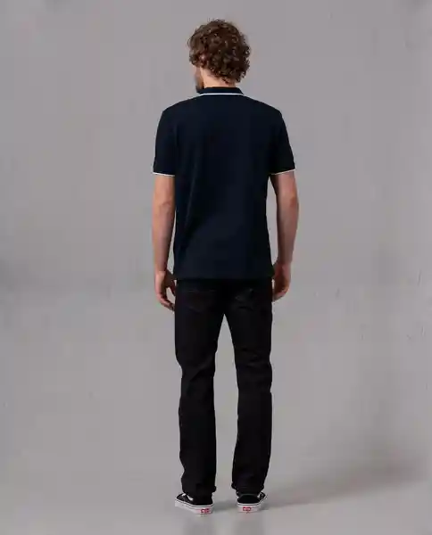 Camiseta Polo Hombre Azul Pacifico Ultraoscuro T M 82238 Rifle