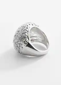 Anillo Naroa Plata Talla M Mujer Mango