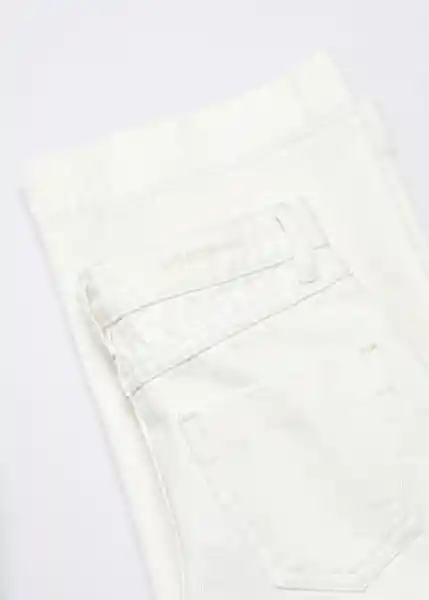 Jean Culotte5 Blanco Talla 08 Niña Mango